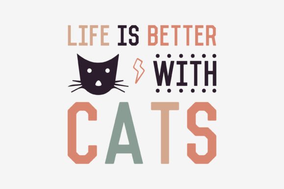 Review: Cat Svg Quote Design, Life is Better for Embroidery