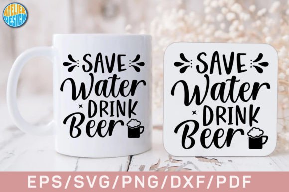 Review: Save Water Drink Beer SVG Coaster for Embroidery