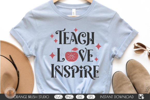 Review: Teach Love Inspire Valentine SVG Quote