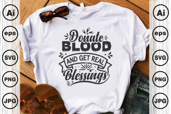Reviewing Blood Donate Svg Quote Typography 3 for Embroidery