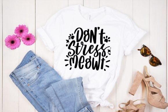 Reviewing Don t Stress Meowt Funny Cat SVG Quote for Embroidery