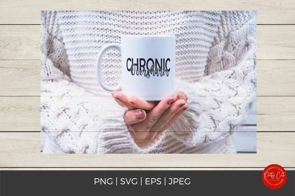 Reviewing the Chronic Oversharer Quote Graphic SVG
