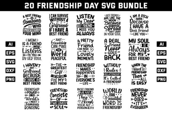 Reviewing the Friendship Day SVG Quote Bundle